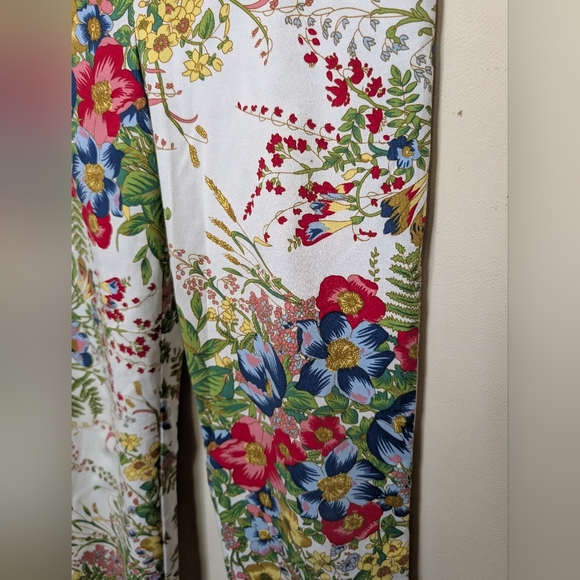 Up! Thincredible Floral Stretch Pull-On Ankle Pants - Picture 3 of 12
